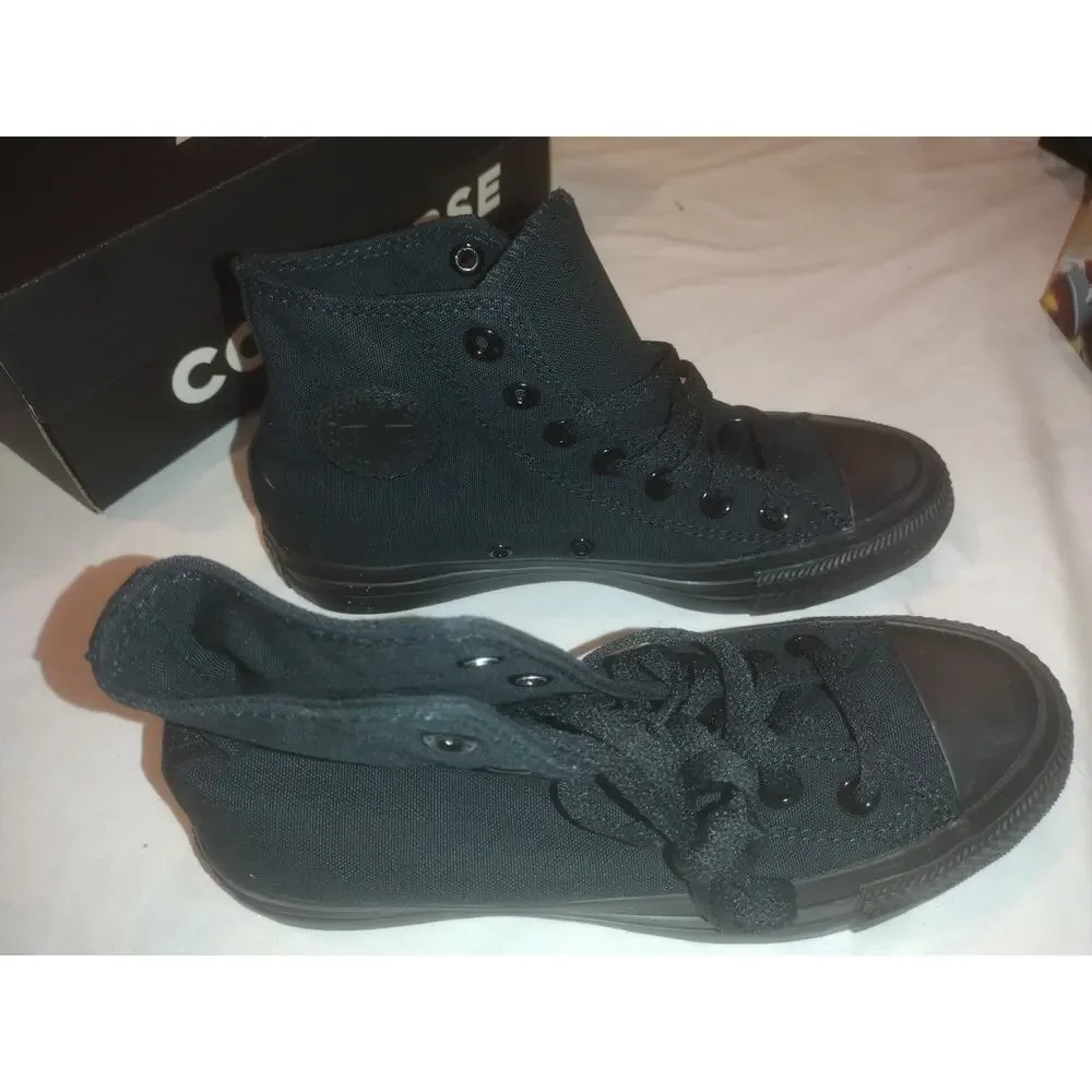 Size 4 Men's 6 Womens- Converse Chuck Taylor All Star High All Black New In Box